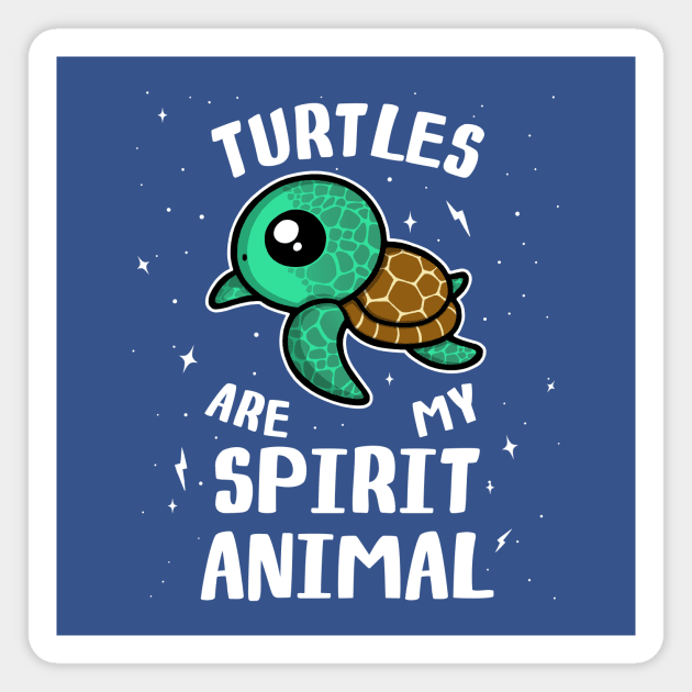 Turtles Are My Spirit Animal Magnet by perdita00